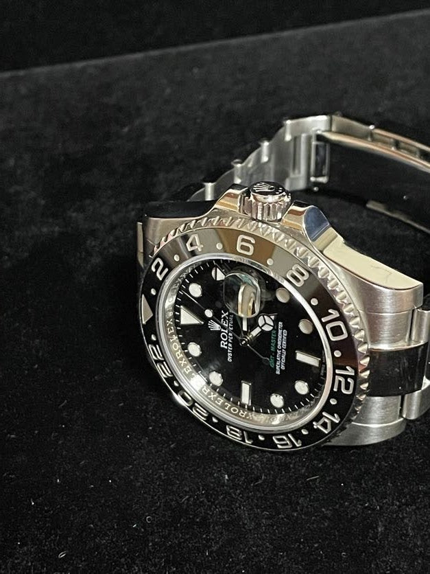 2017 Rolex GMT-Master 116710LN Black Dial SS Oyster With Papers 40mm