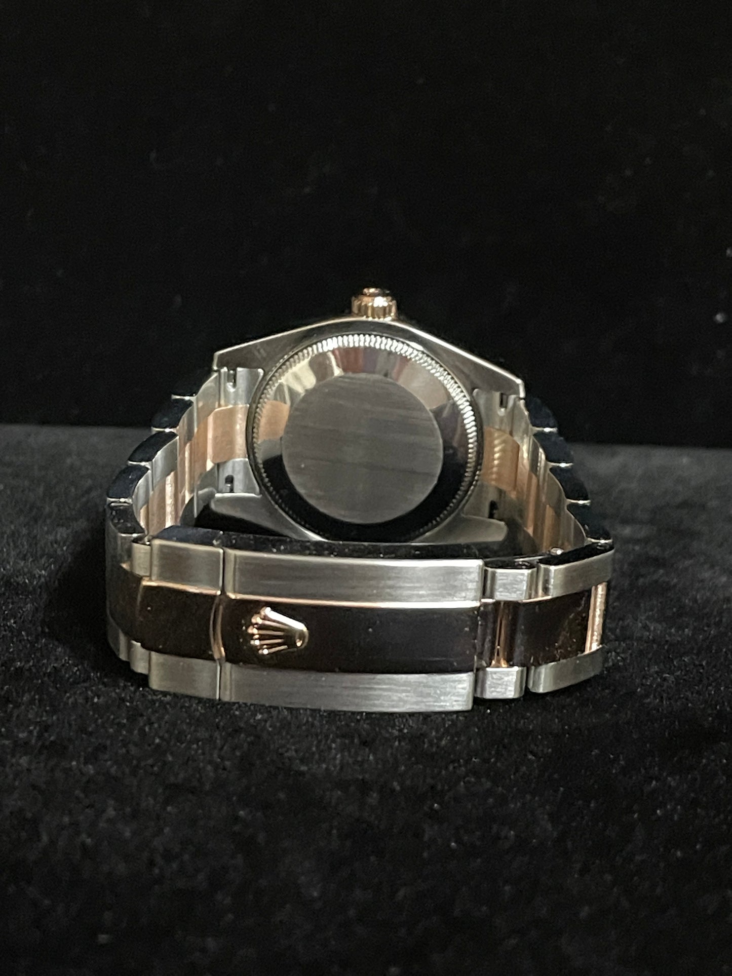 2013 Rolex Datejust Midsize 178241 Pink Dial TT 18kt Oyster Rose W/ Papers 31mm