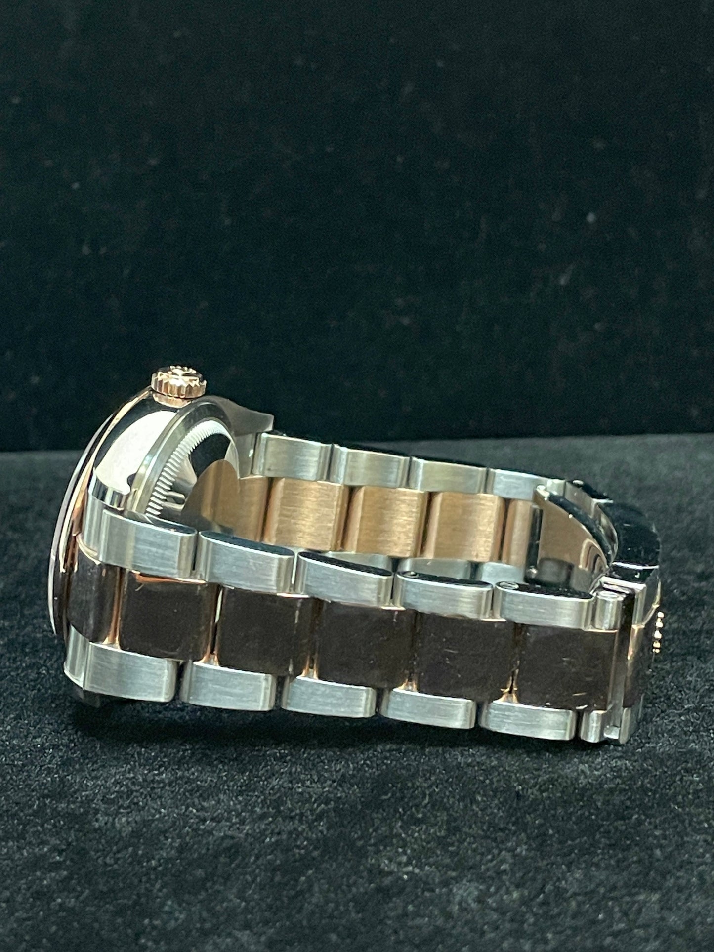 OHA 2023 Rolex Datejust 126201 Silver Motif Dial TT 18kt Oyster Rose W Papers 36mm