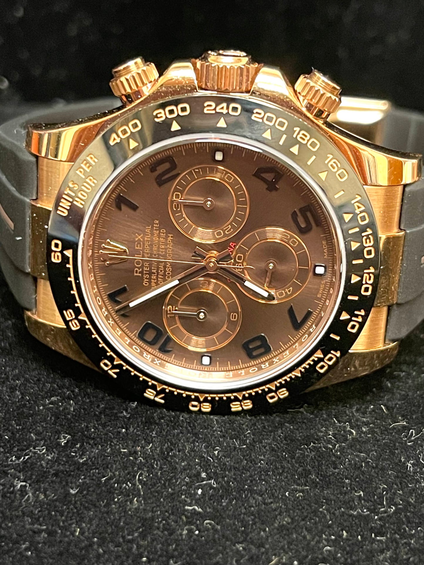 2016 Rolex Daytona 116515 Rose Gold Chocolate Arabic Dial No Papers 40mm