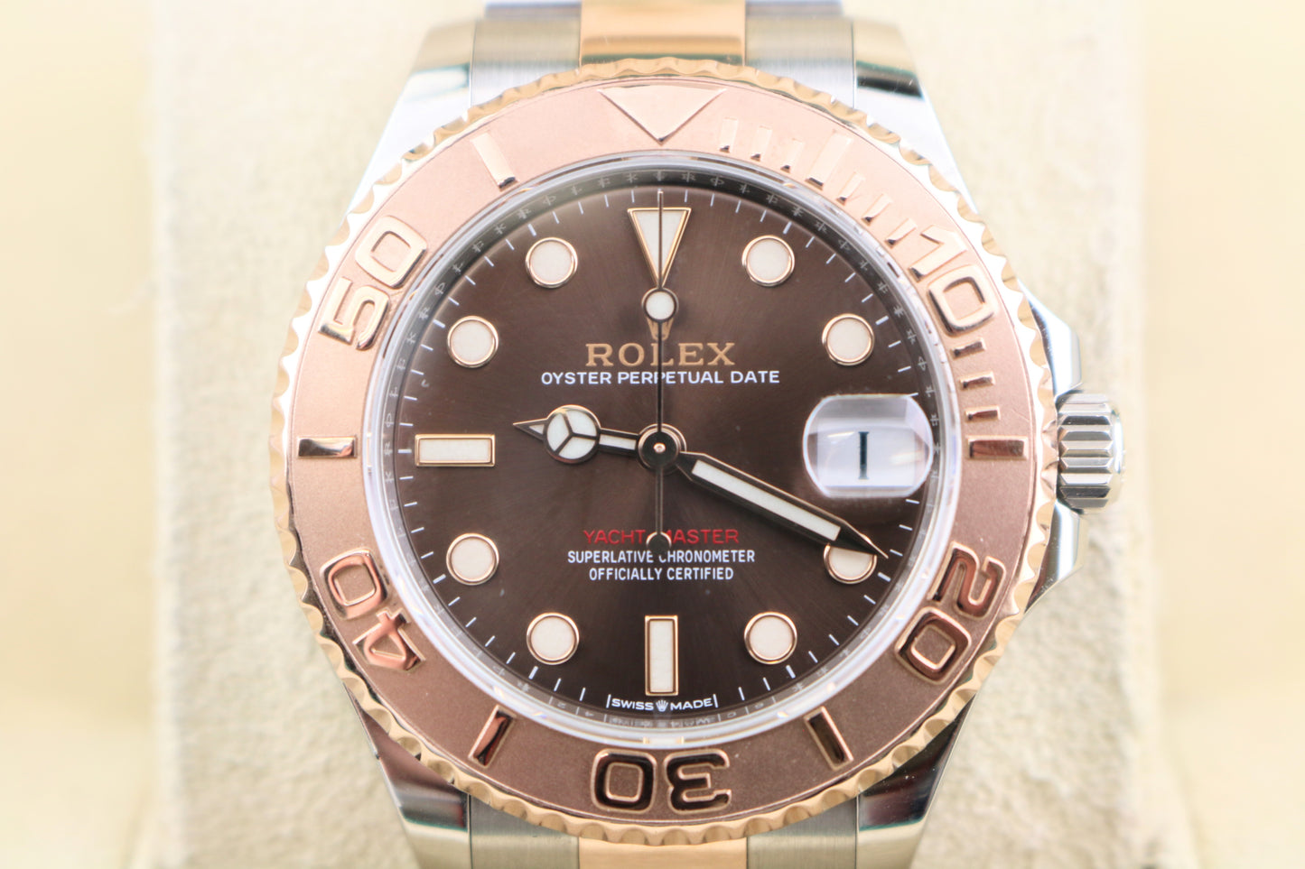 2022 Rolex Yacht-Master 268621 Chocolate Dial TT Rose Oyster No Papers 37mm