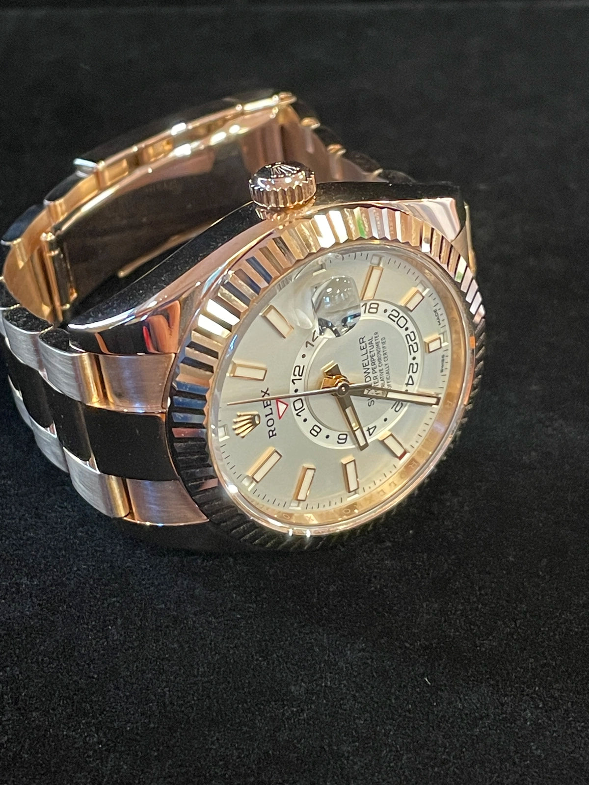 2023 Rolex Sky-Dweller 326935 Ivory White Dial Rose Gold Oyster No Papers 42mm