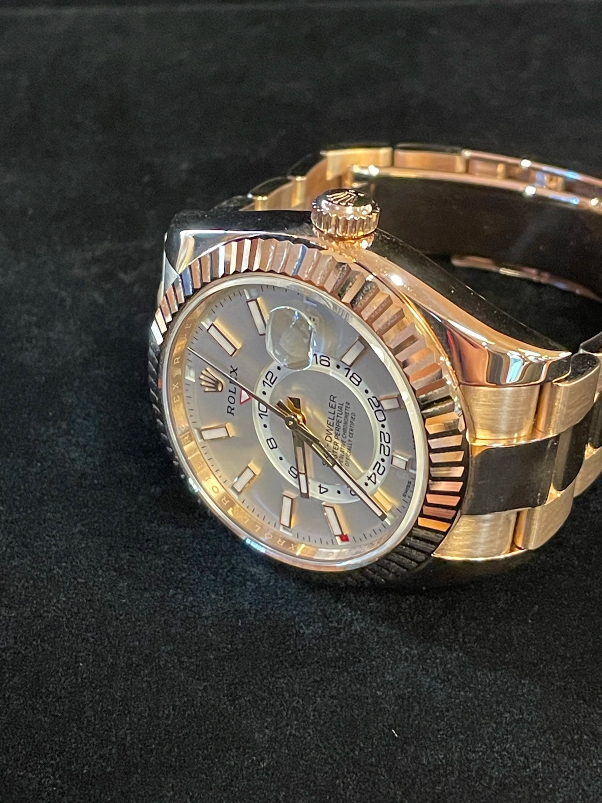 2023 Rolex Sky-Dweller 326935 Ivory White Dial Rose Gold Oyster No Papers 42mm