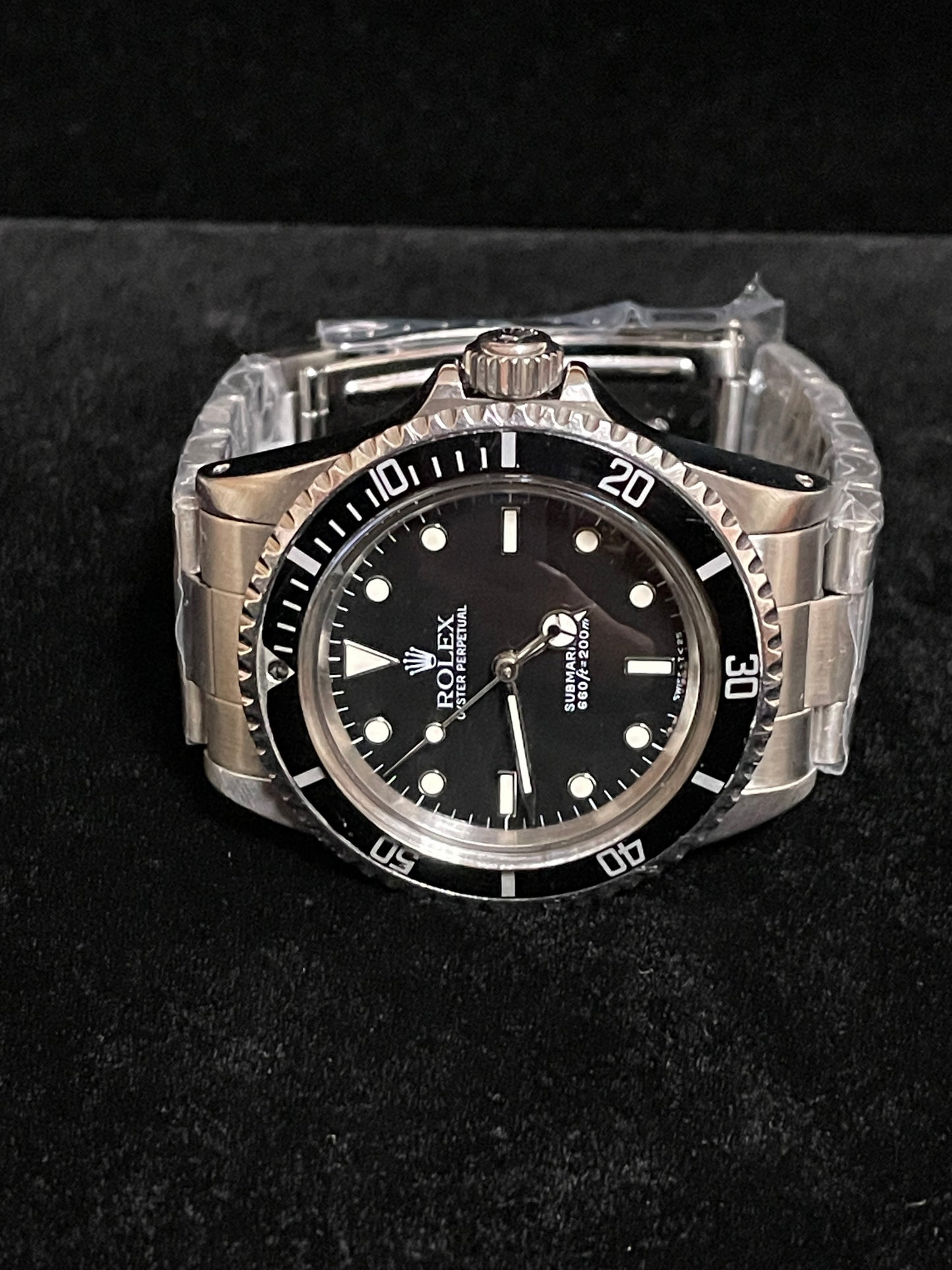 1988 Rolex Submariner No Date 5513 Black Spider Dial SS Oyster No Papers 40mm
