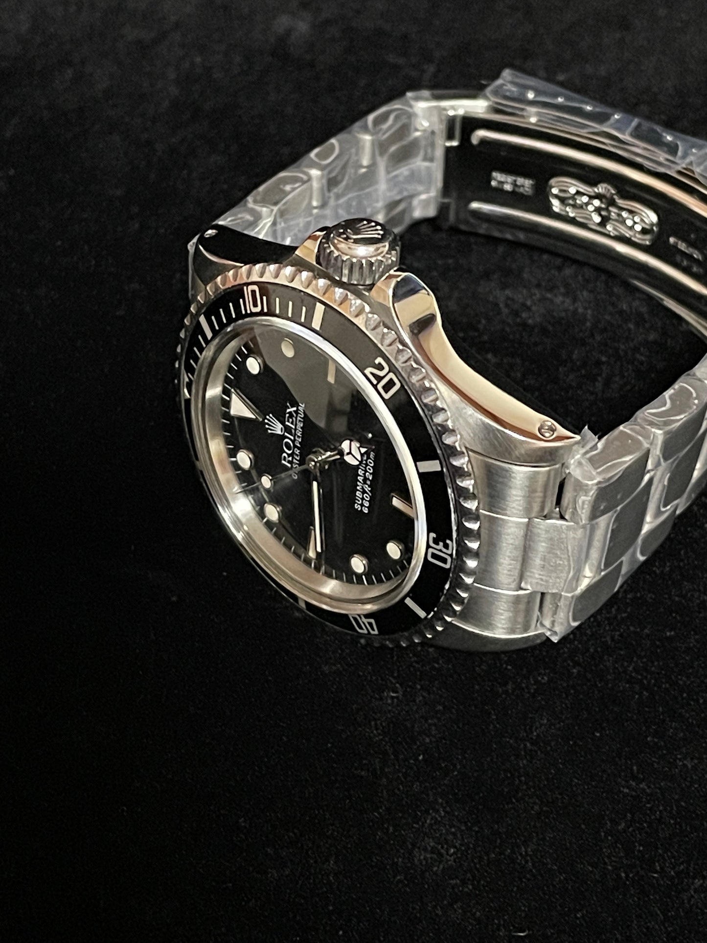 1988 Rolex Submariner No Date 5513 Black Spider Dial SS Oyster No Papers 40mm