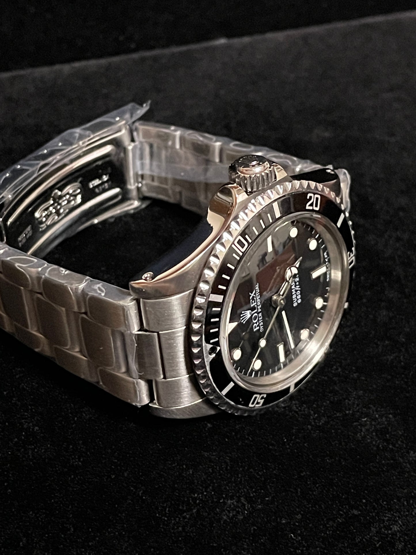 1988 Rolex Submariner No Date 5513 Black Spider Dial SS Oyster No Papers 40mm