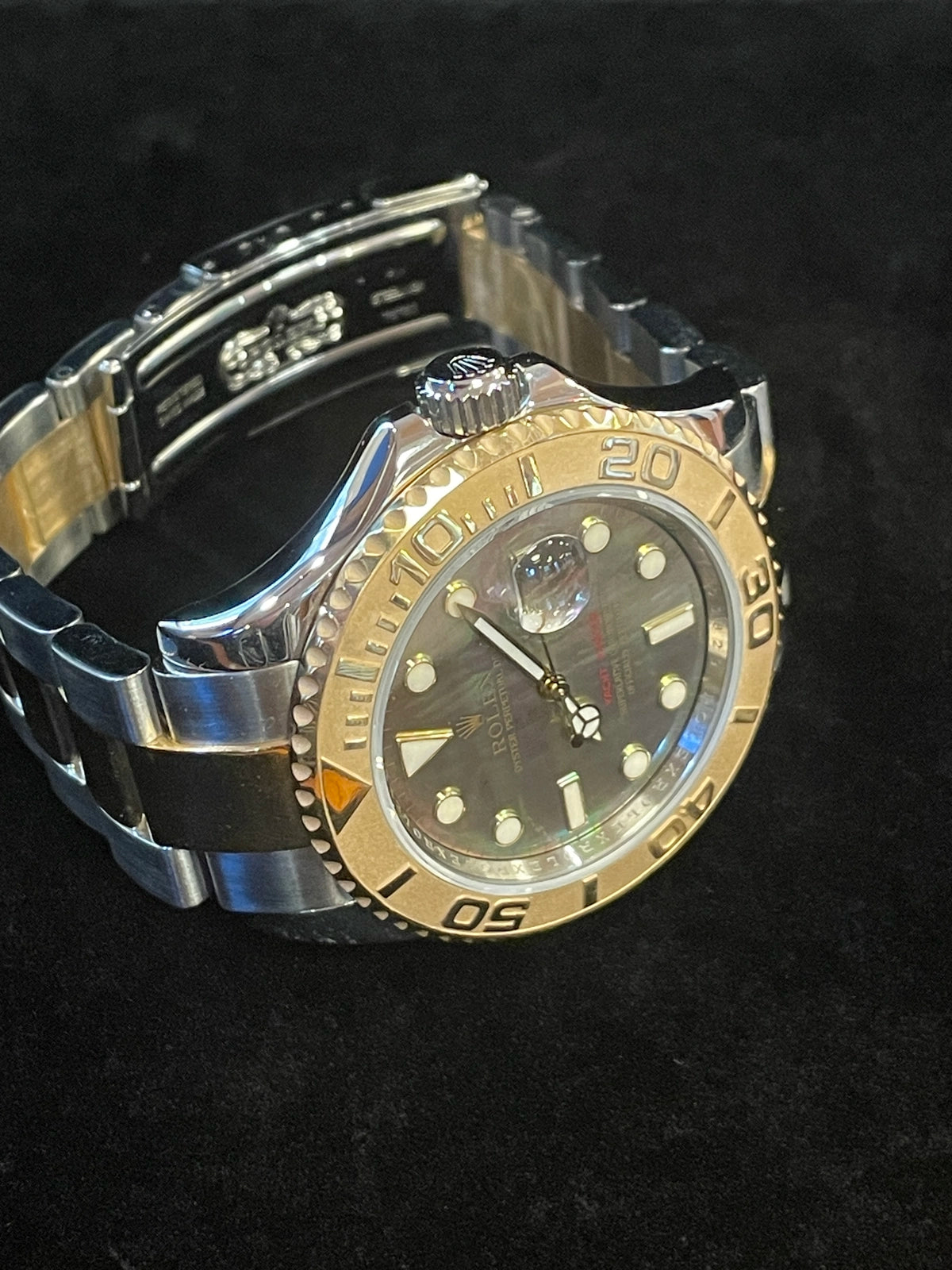 2008 Rolex Yacht-Master 16623 MOP Tahitian Dial TT 18kt Oyster No Papers 40mm