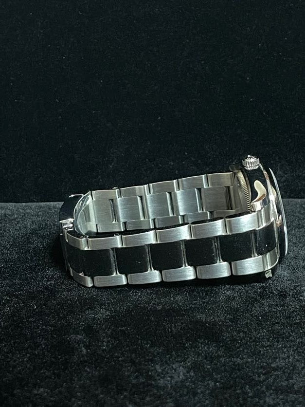 2011 Rolex Date 115200 Silver Dial SS Oyster With Papers 34mm