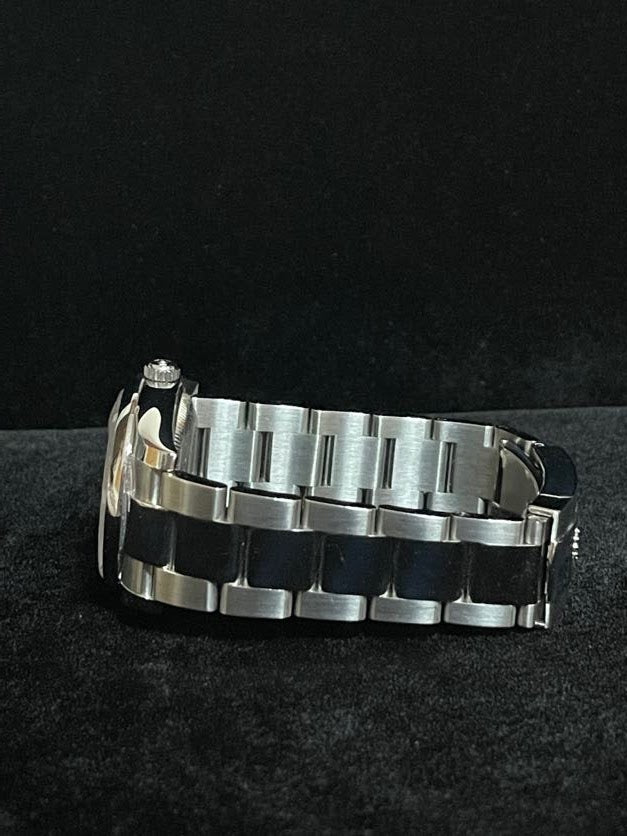 2011 Rolex Date 115200 Silver Dial SS Oyster With Papers 34mm