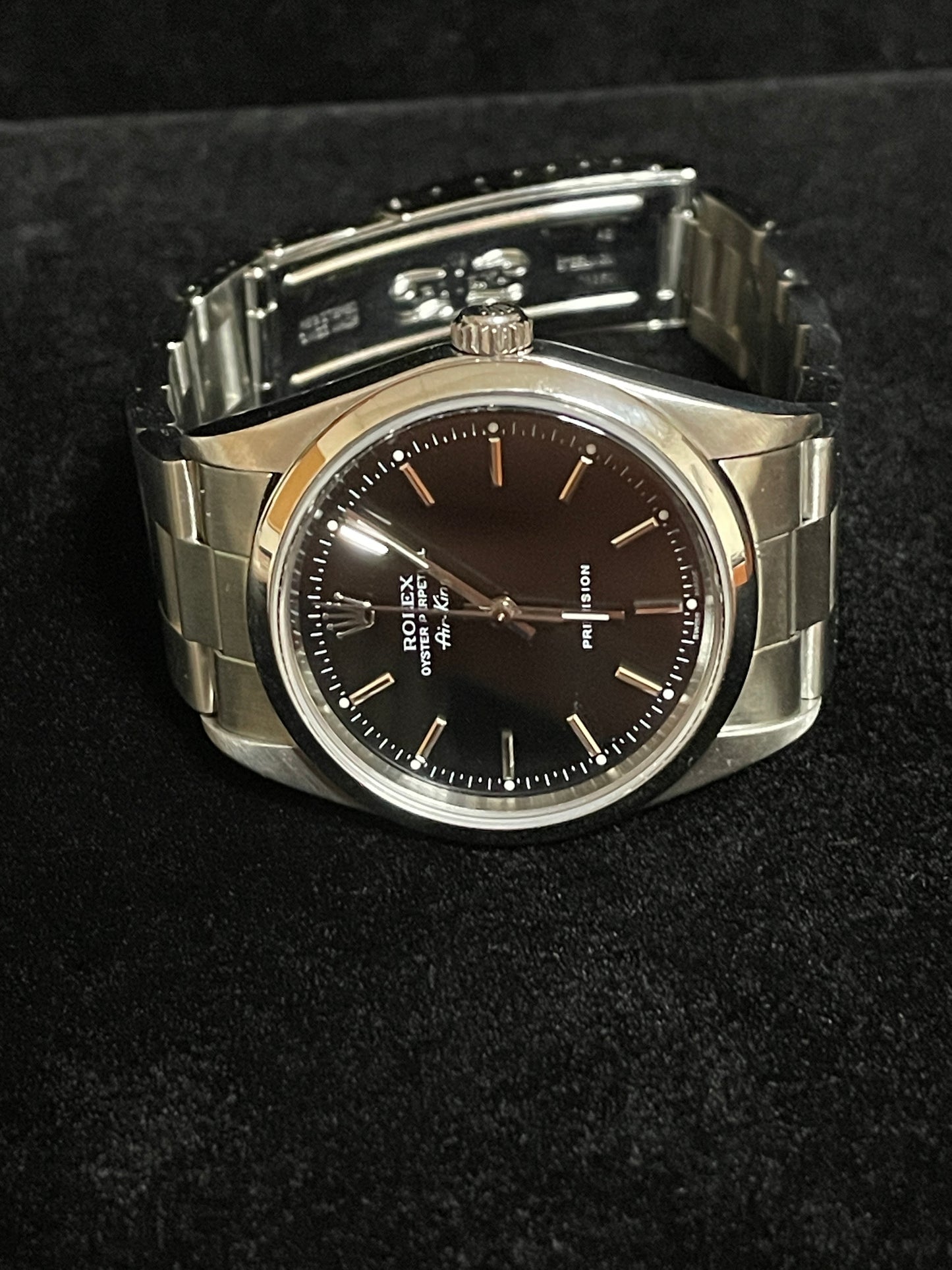 1999 Rolex Air-King 14000 Black Dial SS Oyster No Papers 34mm