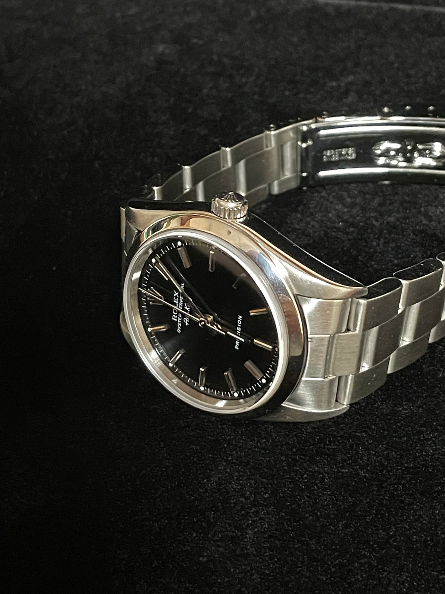 1999 Rolex Air-King 14000 Black Dial SS Oyster No Papers 34mm