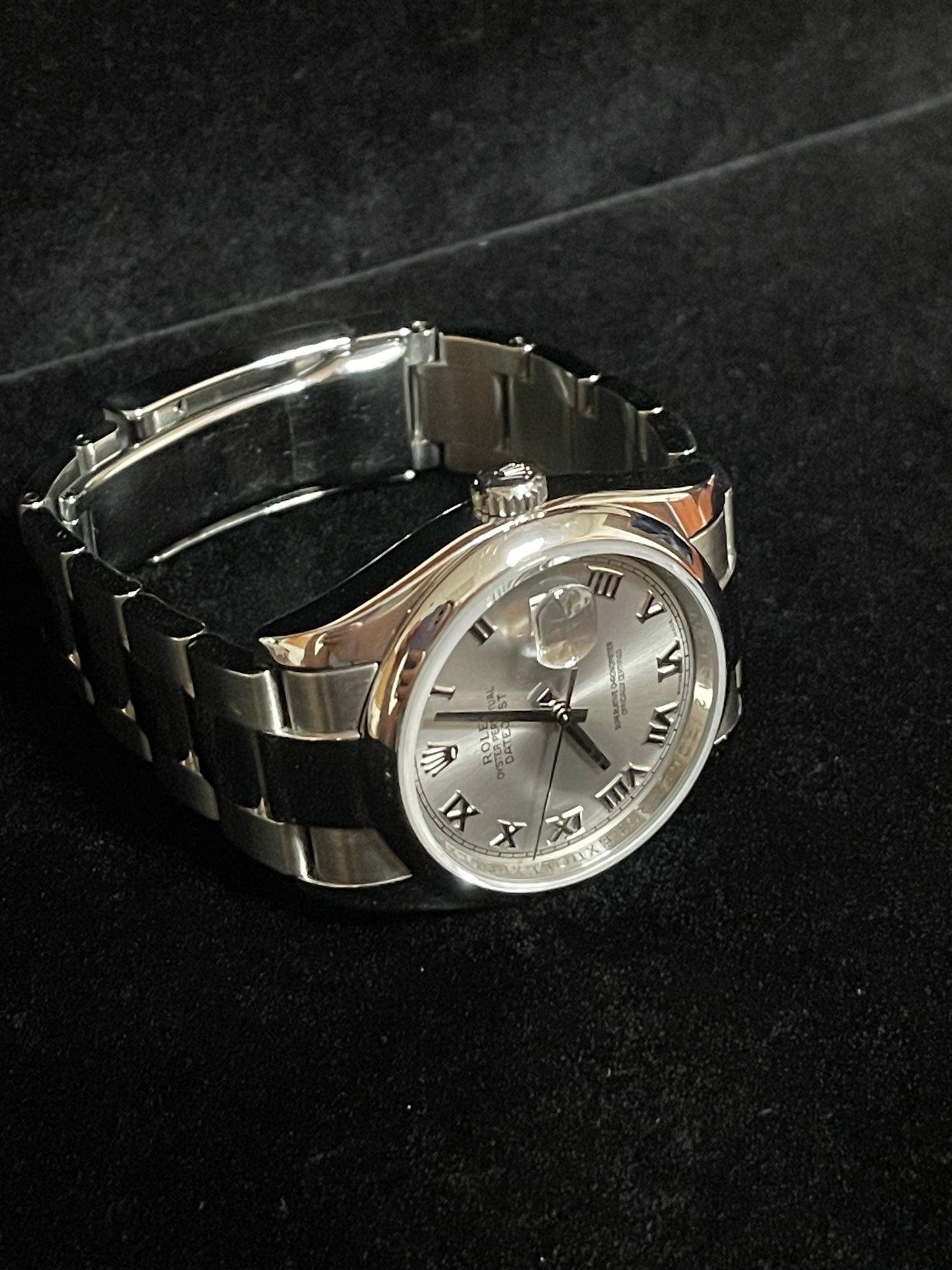 2008 Rolex Datejust 116200 Silver Roman Dial SS Oyster No Papers 36mm