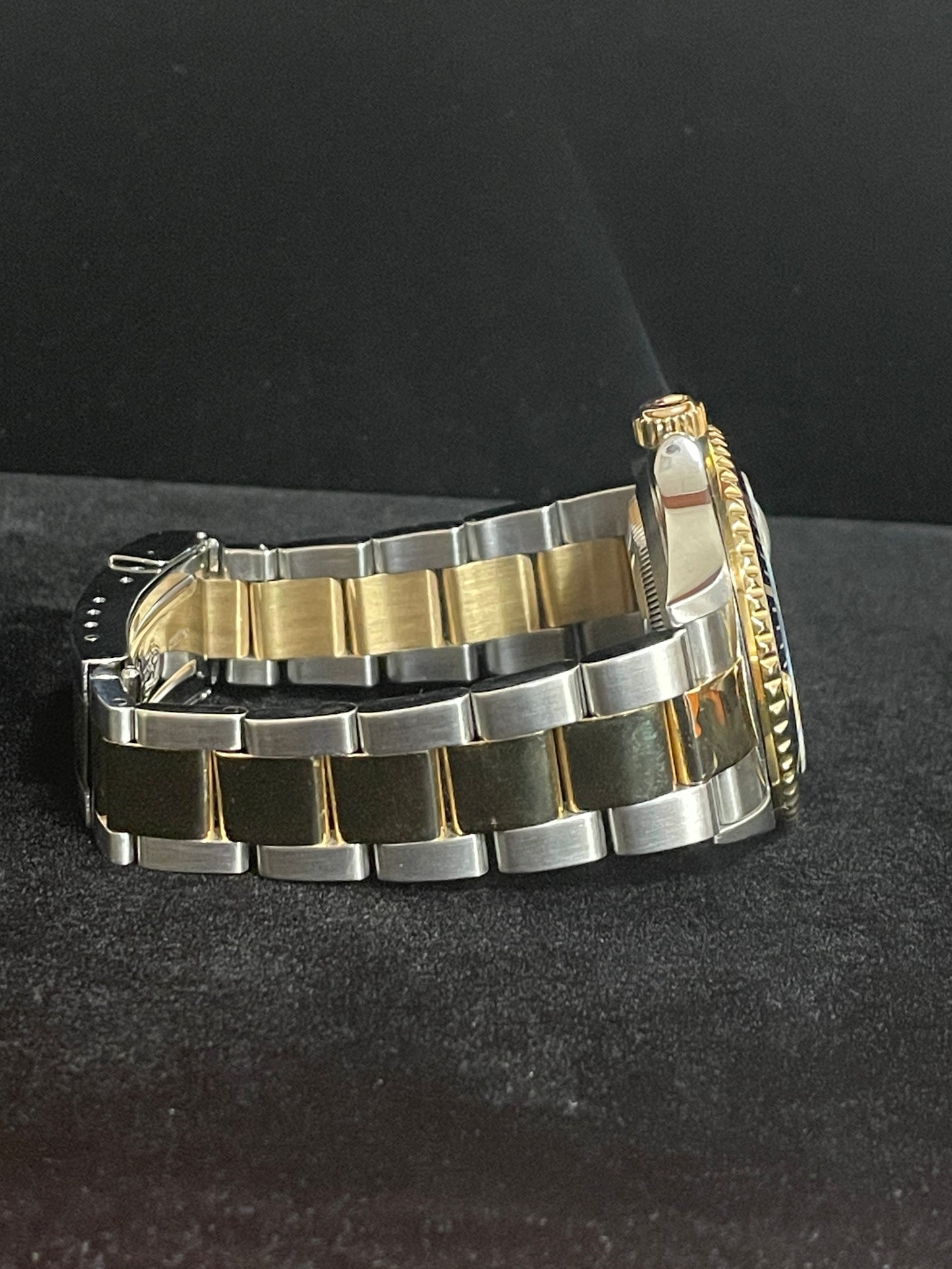 2004 Rolex Submariner 16613 Champagne Serti Diamond TT Oyster With Papers 40mm