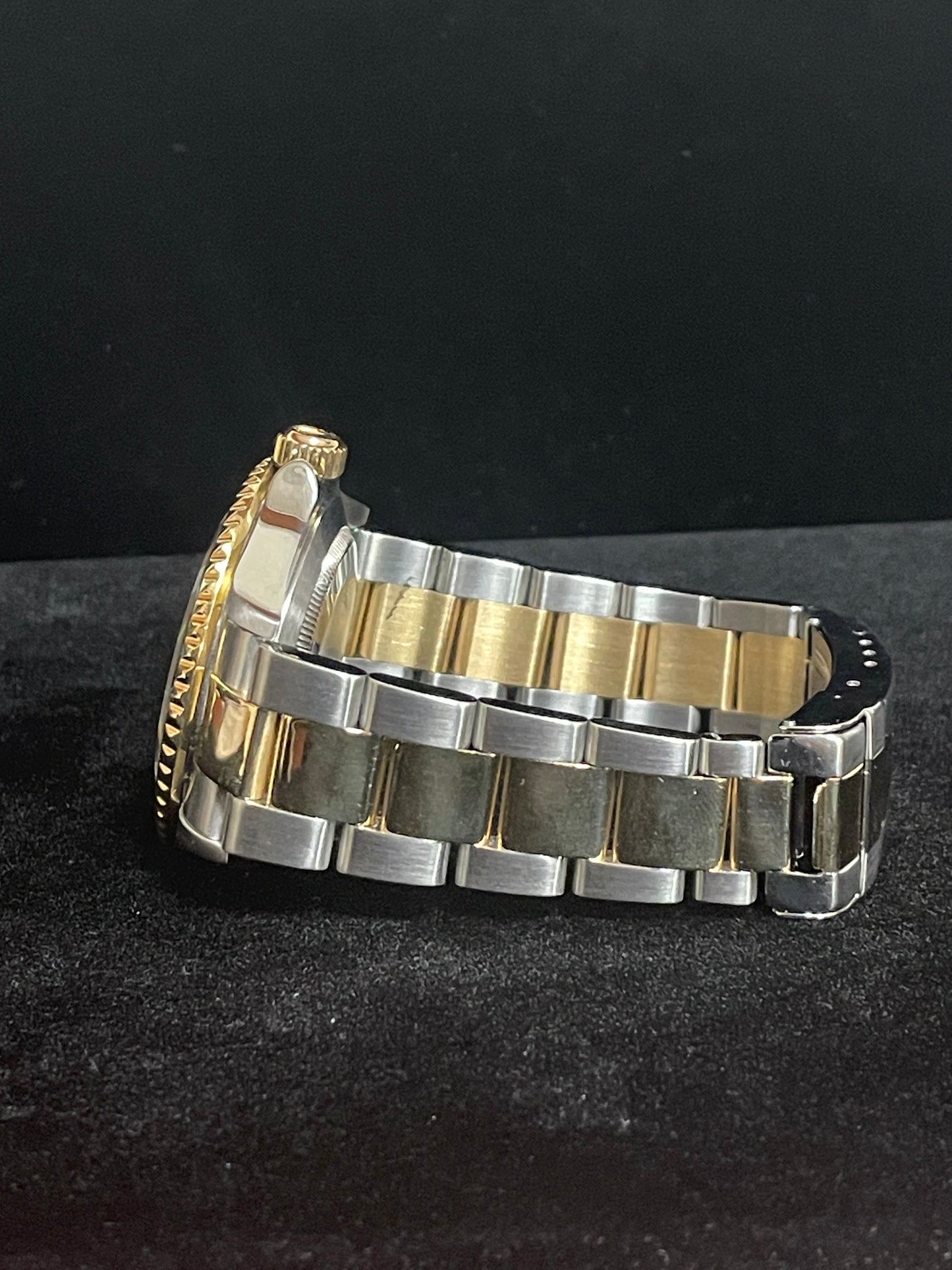 2004 Rolex Submariner 16613 Champagne Serti Diamond TT Oyster With Papers 40mm