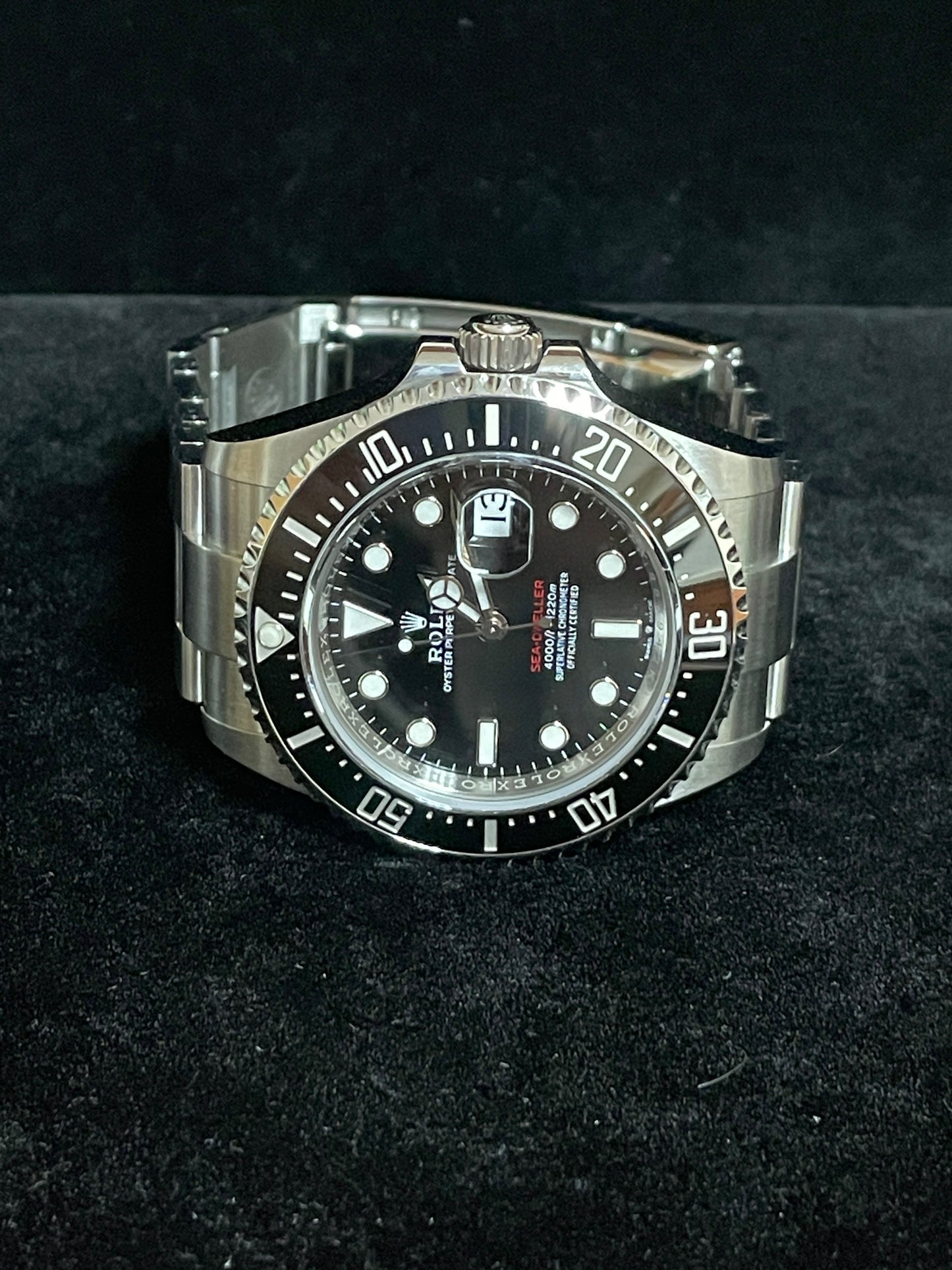 2019 Rolex Red Sea-Dweller 126600 Black Dial SS Oyster With Papers 43mm