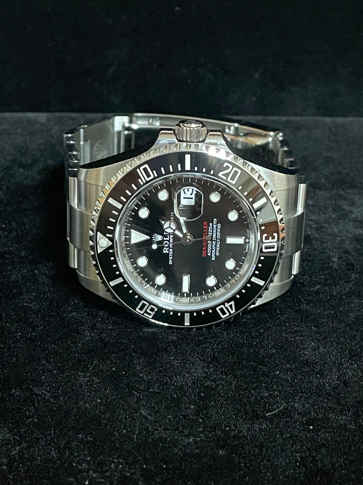 2019 Rolex Red Sea-Dweller 126600 Black Dial SS Oyster With Papers 43mm