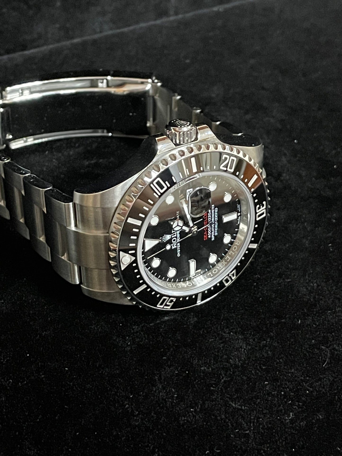 2019 Rolex Red Sea-Dweller 126600 Black Dial SS Oyster With Papers 43mm