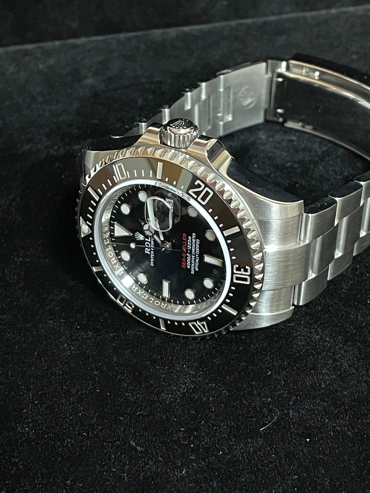 2019 Rolex Red Sea-Dweller 126600 Black Dial SS Oyster With Papers 43mm