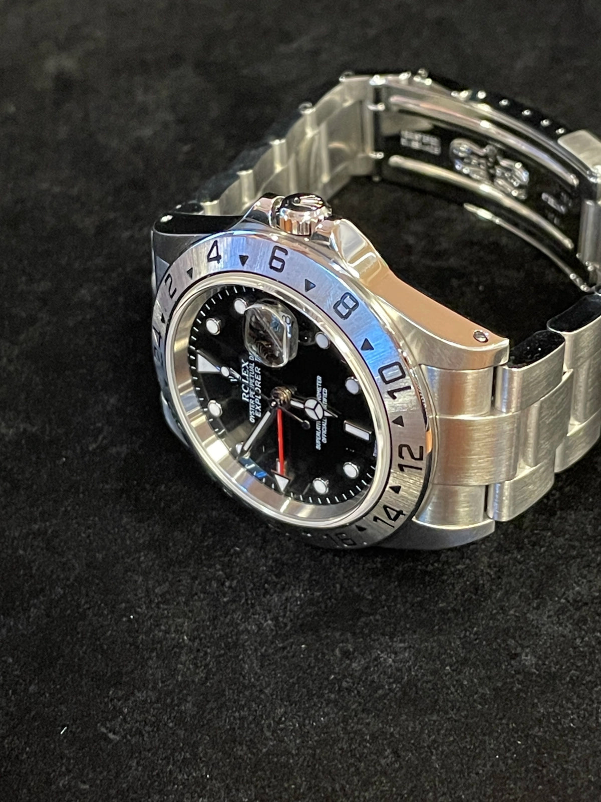 2001 Rolex Explorer II 16570 SEL Black Dial SS Oyster No Papers 40mm