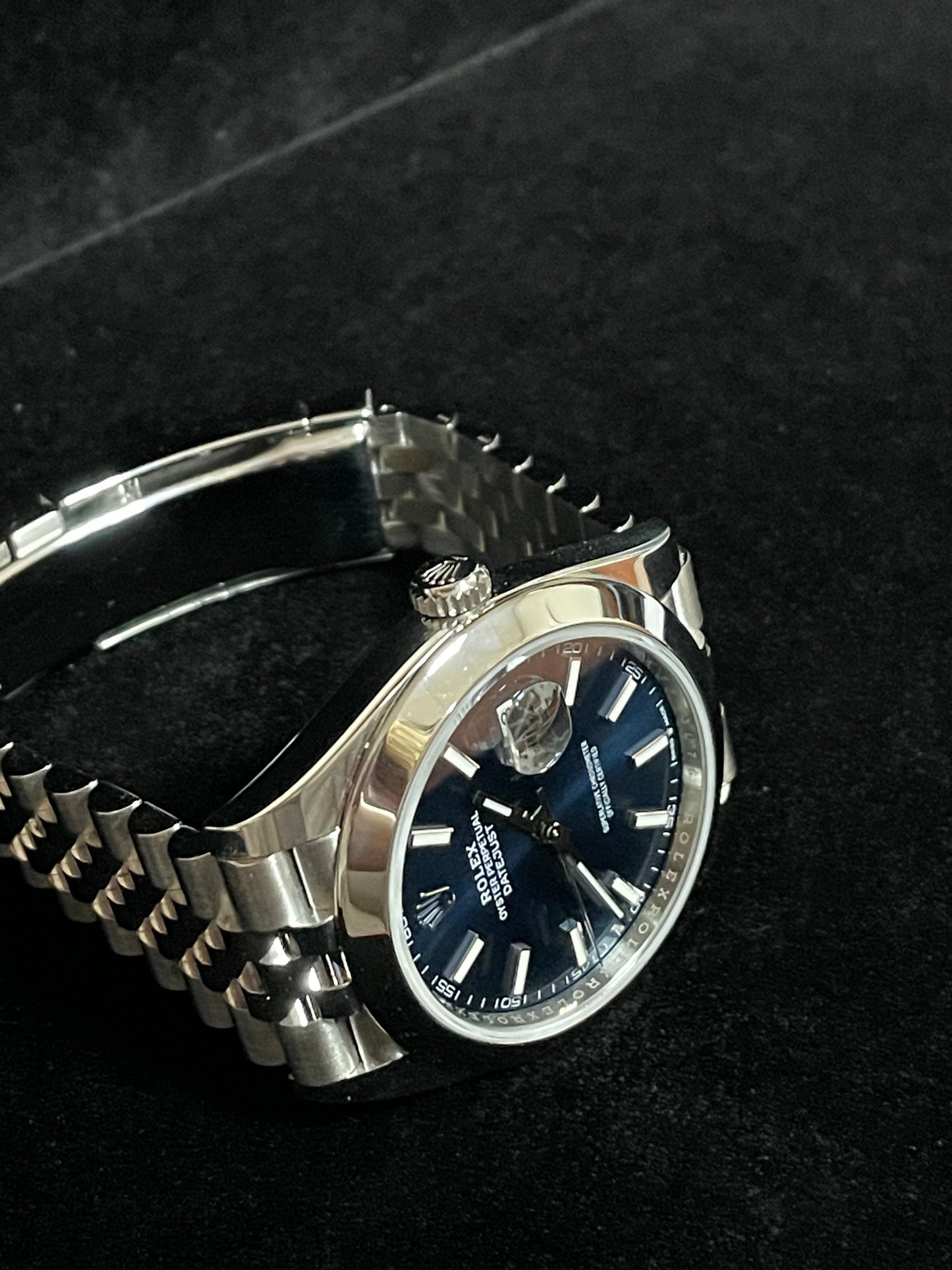 2021 Rolex Datejust 126300 Blue Dial SS Jubilee With Papers 41mm
