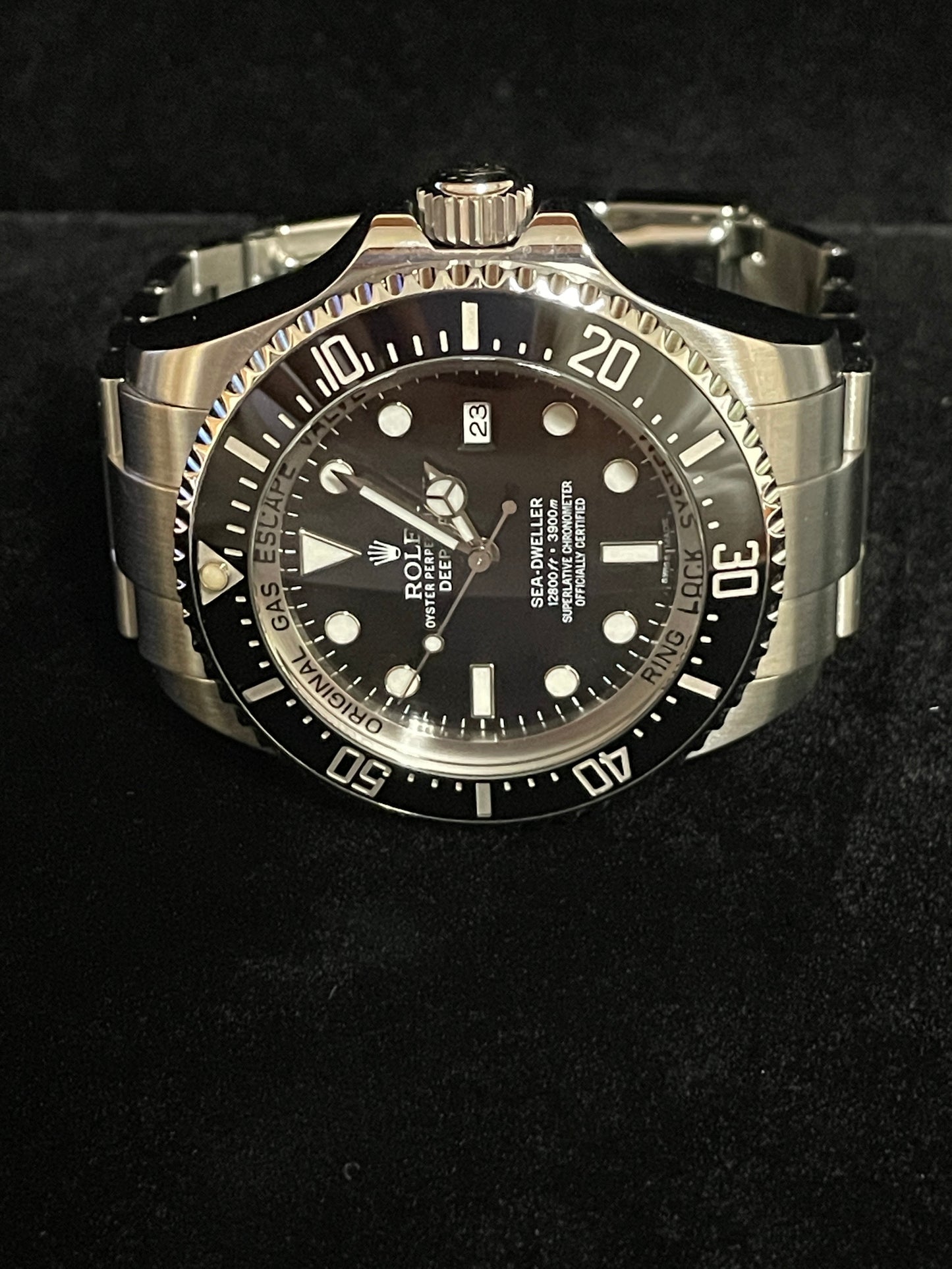 2012 Rolex Deepsea Sea-Dweller 116660 Black Dial SS Oyster With Papers 44mm