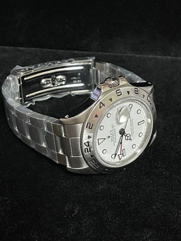 1986 Rolex Explorer II 16550 White Polar Dial SS Oyster No Papers 40mm