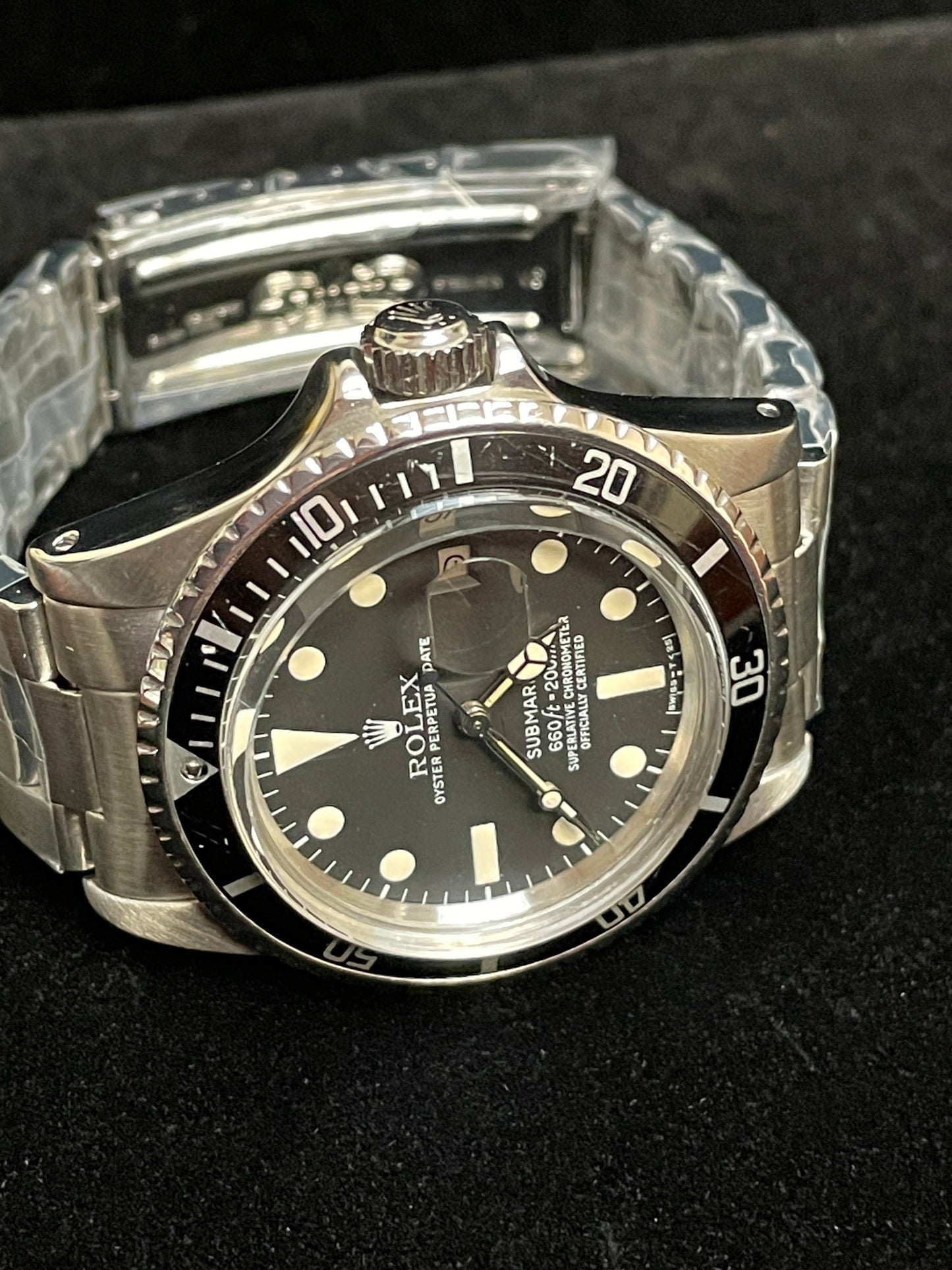 1978 Rolex Submariner 1680 Black Matte Dial SS Oyster No Papers 40mm