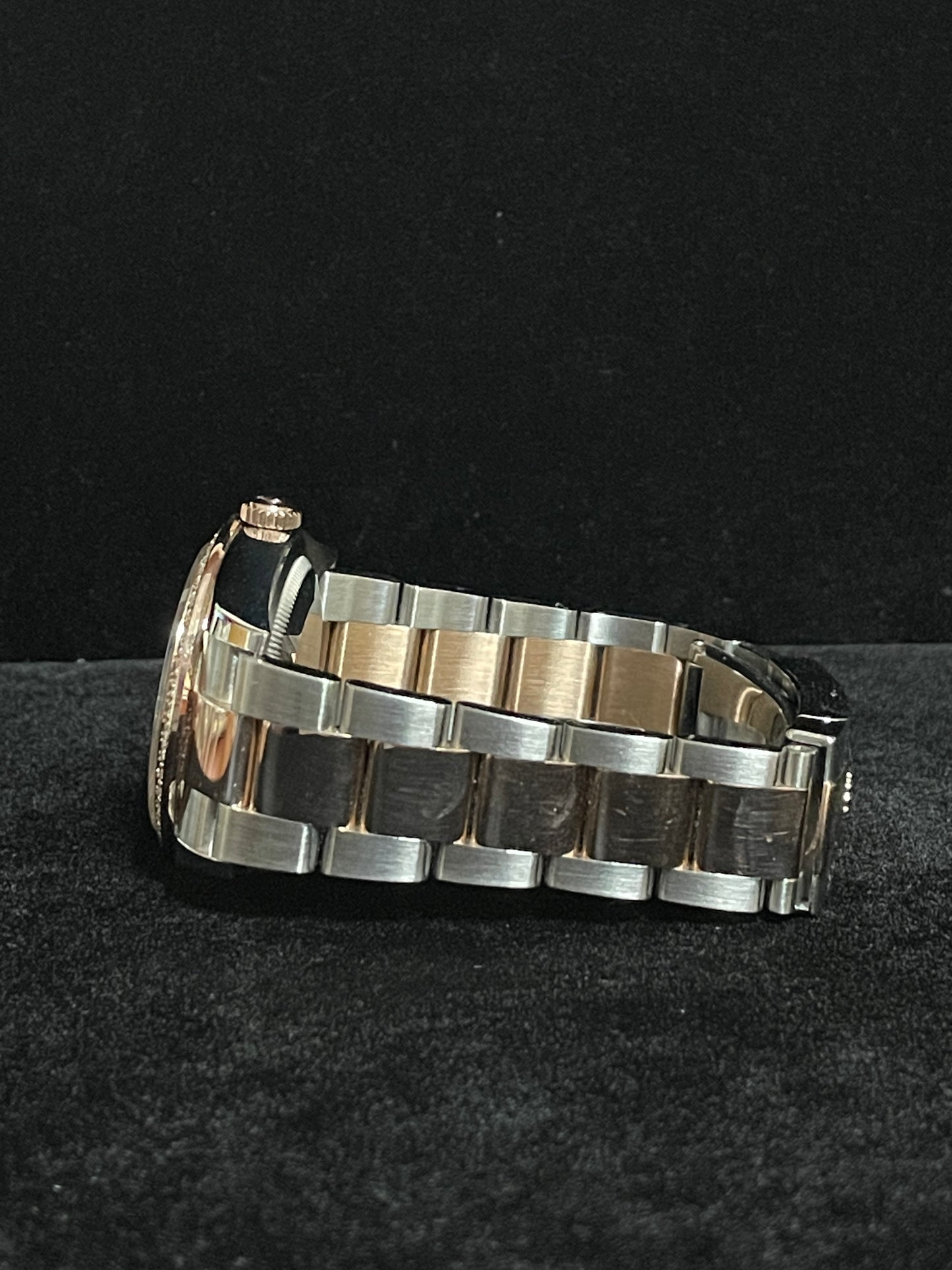 2024 Rolex Datejust 126281RBR Chocolate Diamond Dial + Bezel TT Rose Oyster 36mm