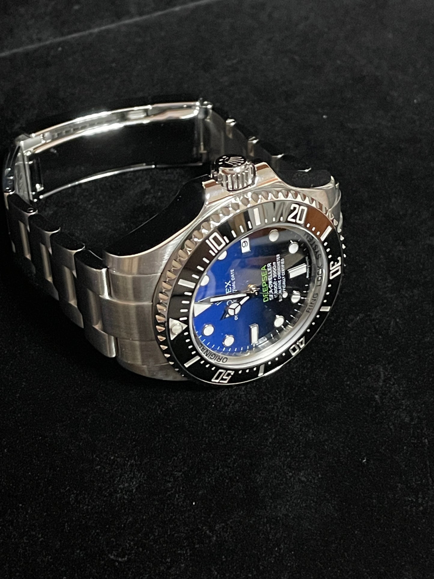 2016 Rolex Deepsea Sea-Dweller 116660 James Cameron Black Blue Dial SS 43mm