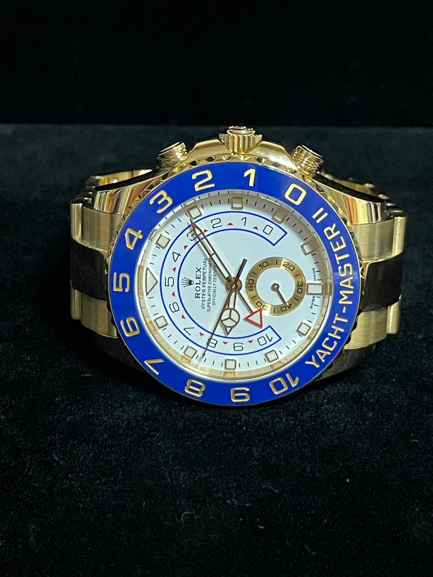 2022 Rolex Yacht-Master II 116688 White Dial 18kt Oyster With Papers 44mm