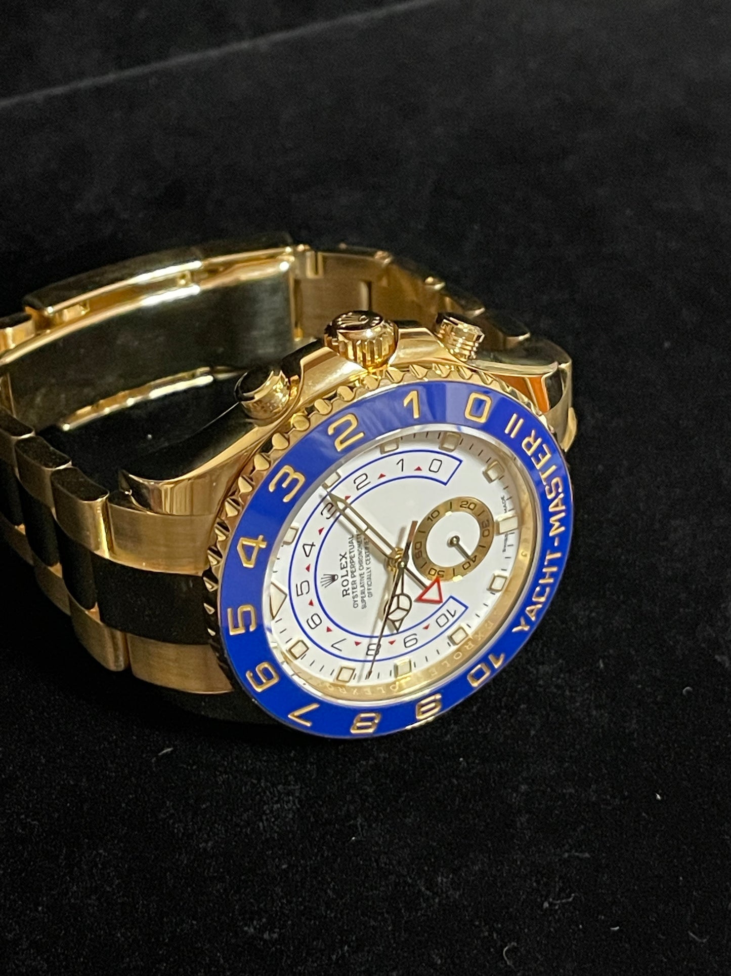 2022 Rolex Yacht-Master II 116688 White Dial 18kt Oyster With Papers 44mm