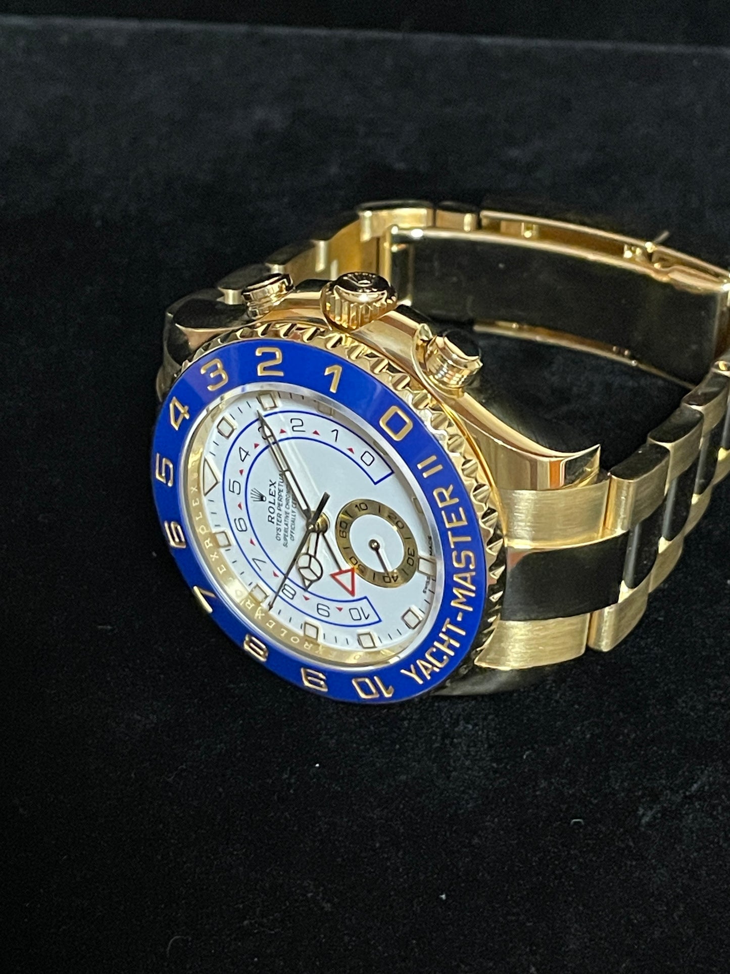 2022 Rolex Yacht-Master II 116688 White Dial 18kt Oyster With Papers 44mm