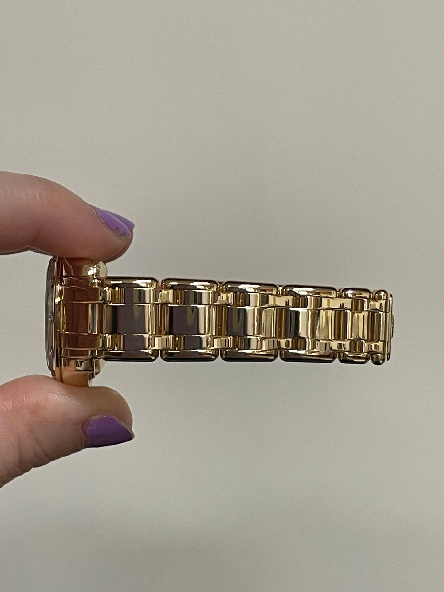 2000 Rolex Ladies Pearlmaster 80318 Champagne Roman Dial YG 18k No Papers 29mm