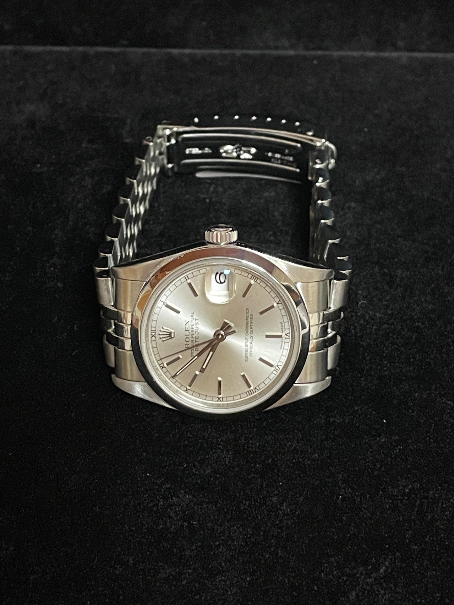 2006 Rolex Midsize Datejust 78240 Silver Dial SS Jubilee No Papers 31mm