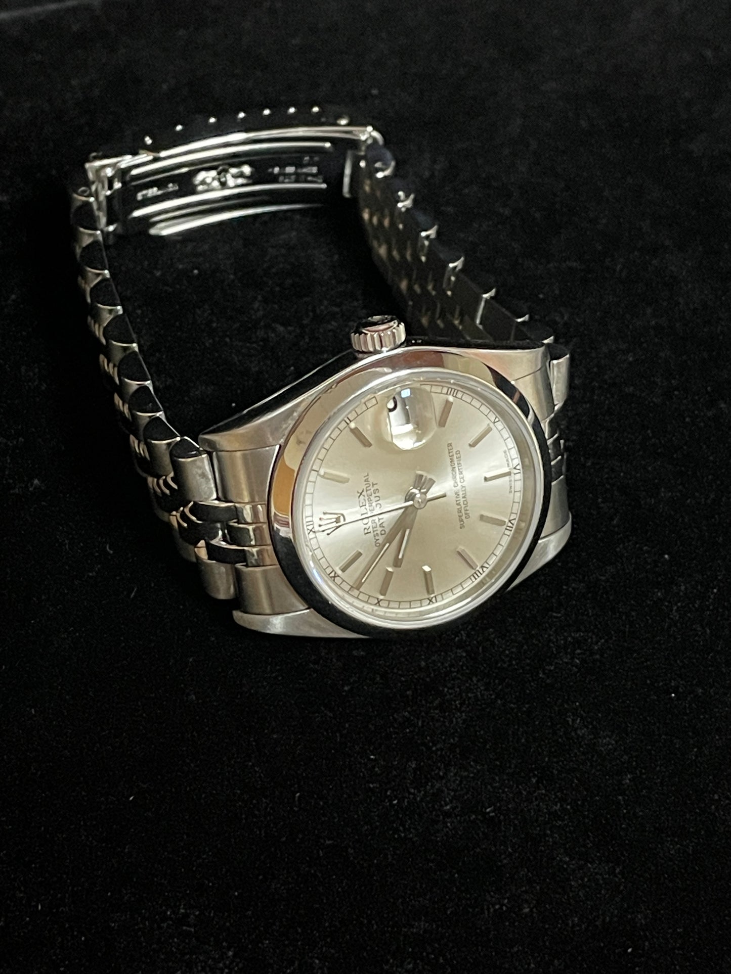 2006 Rolex Midsize Datejust 78240 Silver Dial SS Jubilee No Papers 31mm