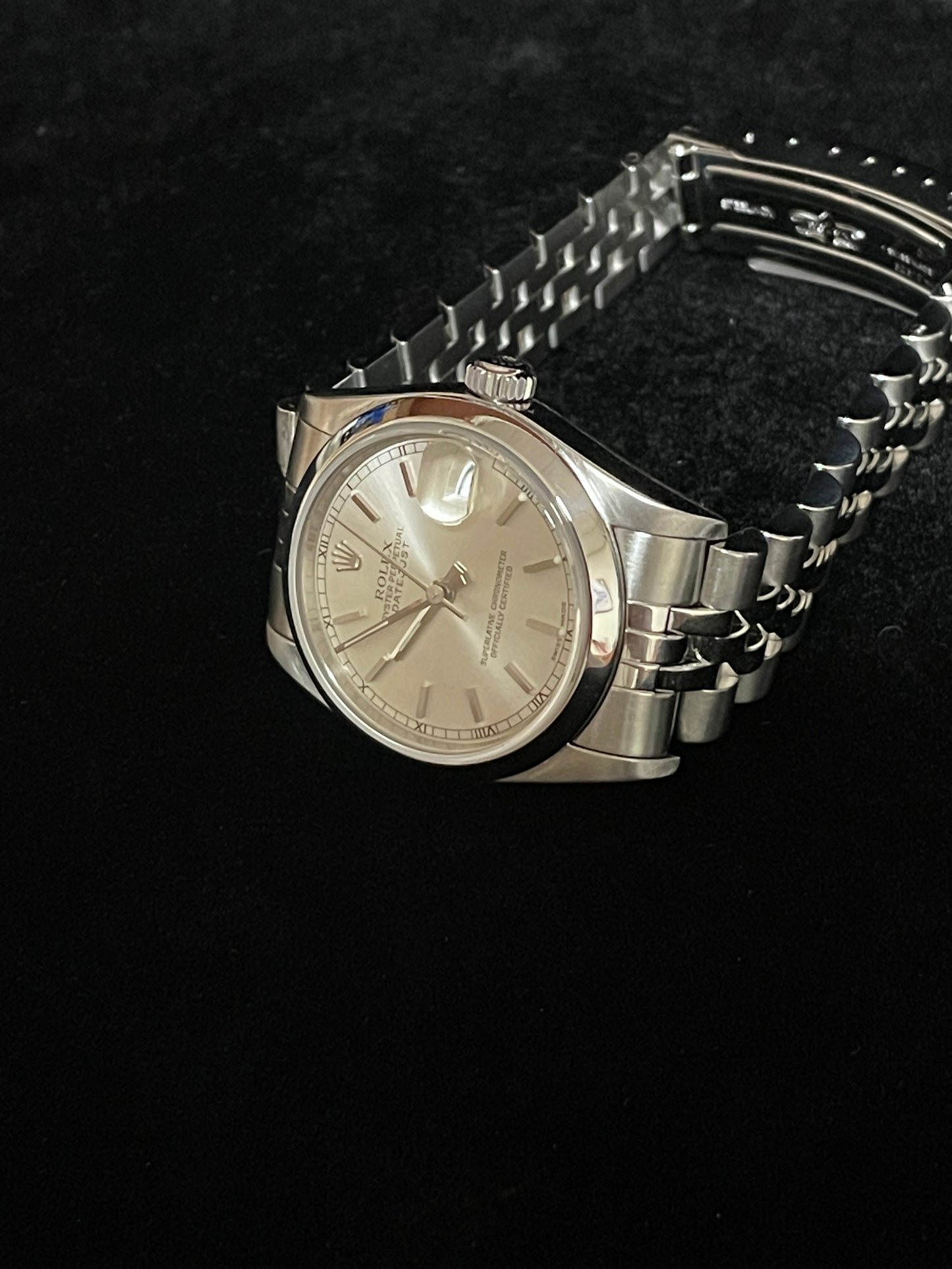 2006 Rolex Midsize Datejust 78240 Silver Dial SS Jubilee No Papers 31mm