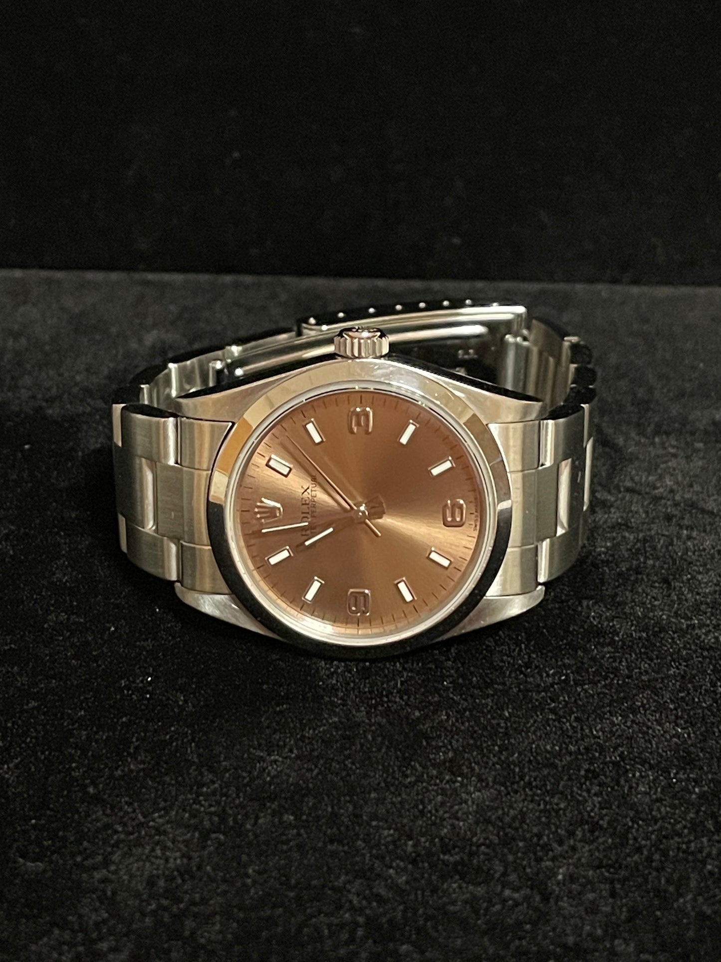 2002 Rolex Ladies Oyster Perpetual 77080 Pink Dial SS Oyster No Papers 31mm