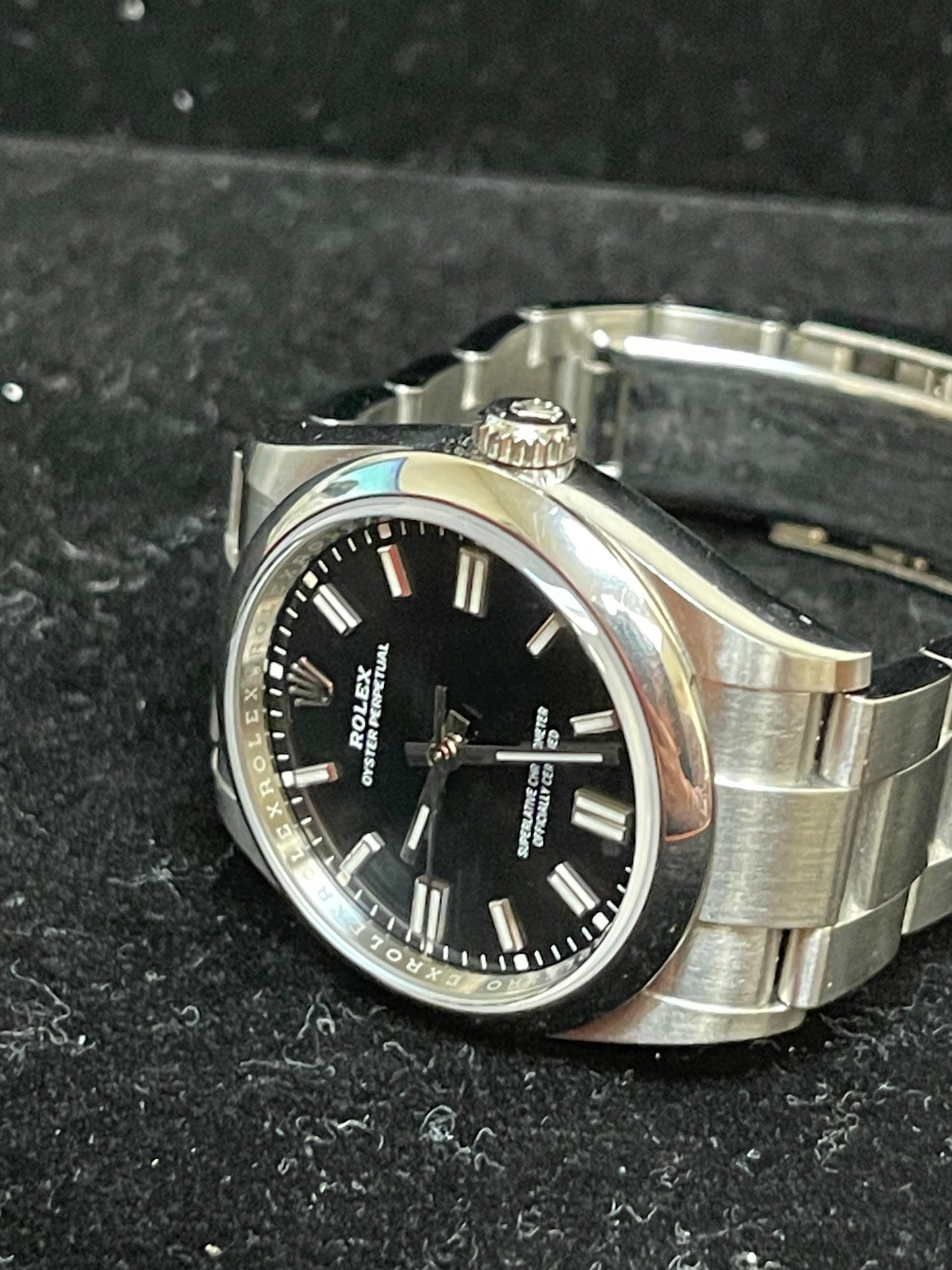 2021 Rolex Oyster Perpetual 126000 Black Dial SS Oyster No Papers 36mm