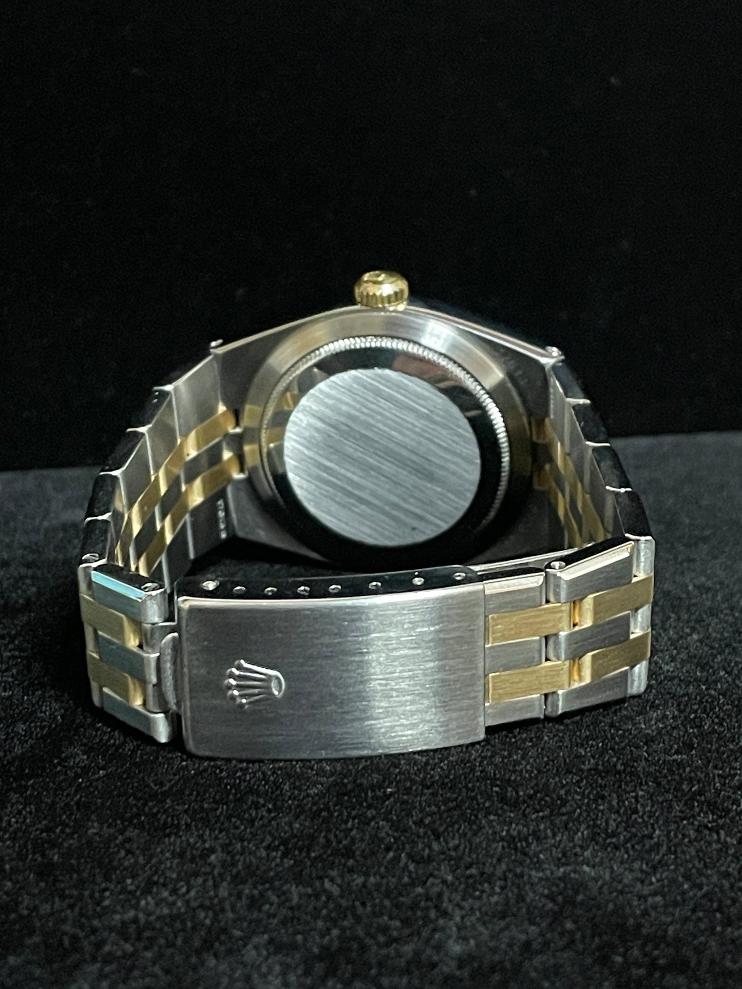1986 Rolex Datejust Oysterquartz 17013 White Roman Dial TT 18kt No Papers 36mm