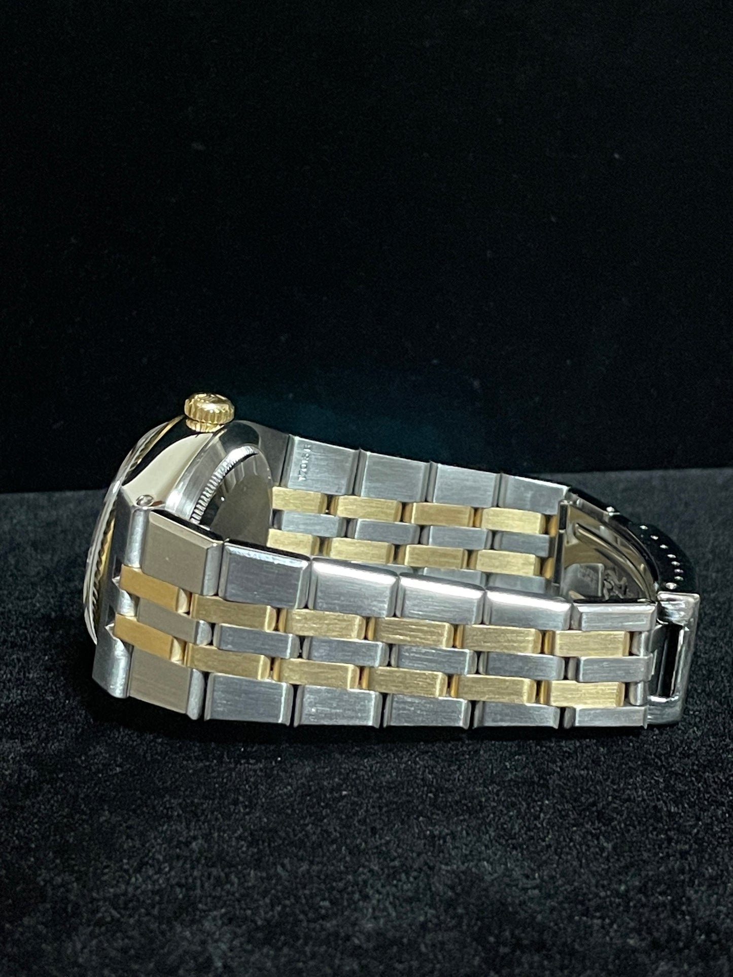 1986 Rolex Datejust Oysterquartz 17013 White Roman Dial TT 18kt No Papers 36mm