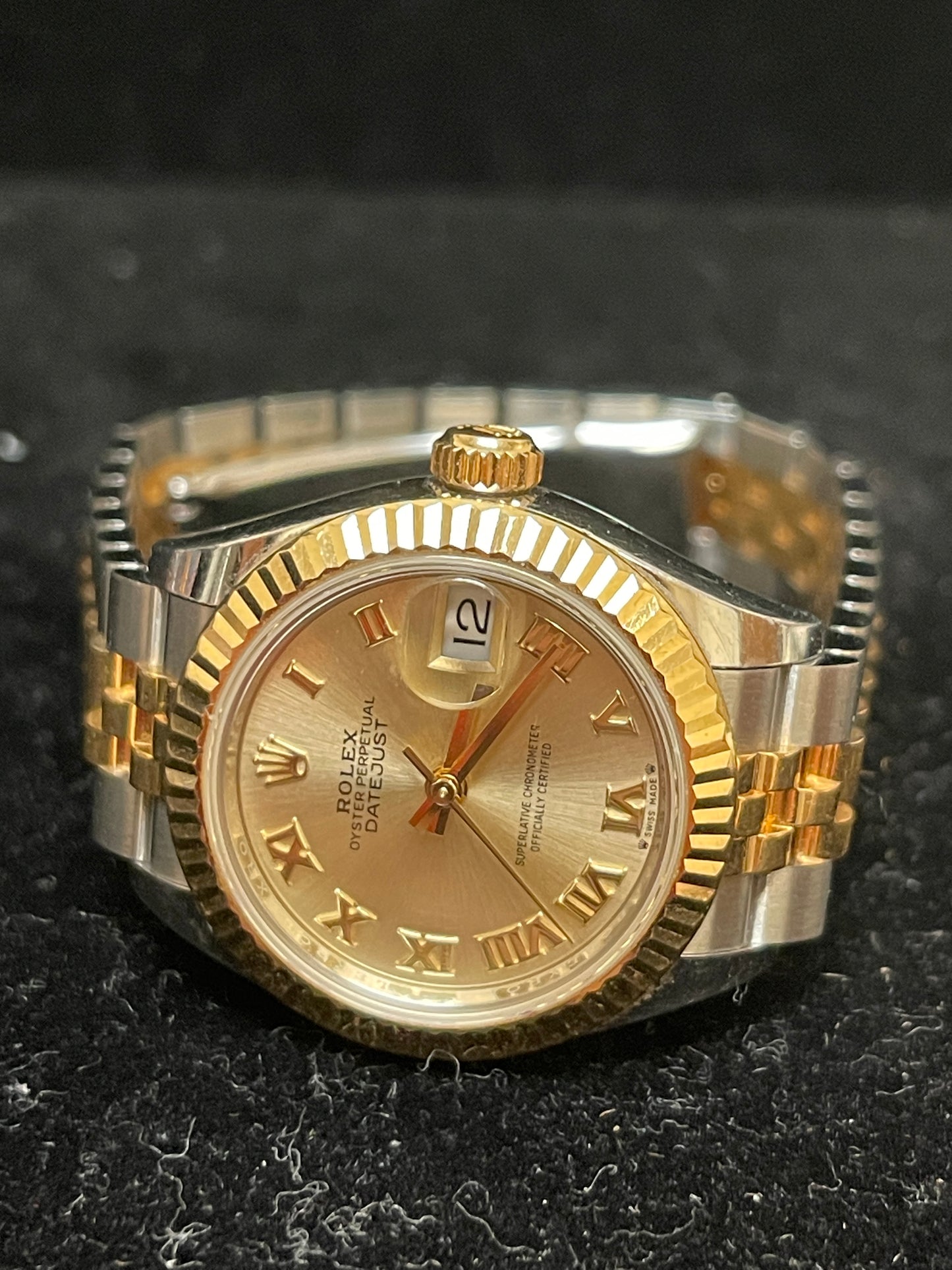 2022 Rolex Ladies Datejust 279173 Champagne Roman Dial TT Jubilee No Papers 28mm