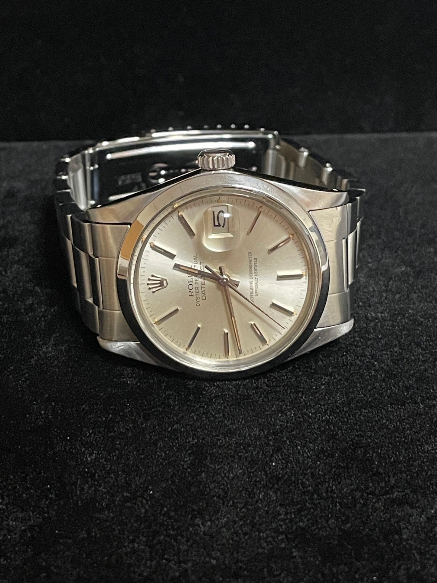 1981 Rolex Datejust 16000 Silver Dial SS Oyster Smooth Bezel No Papers 36mm