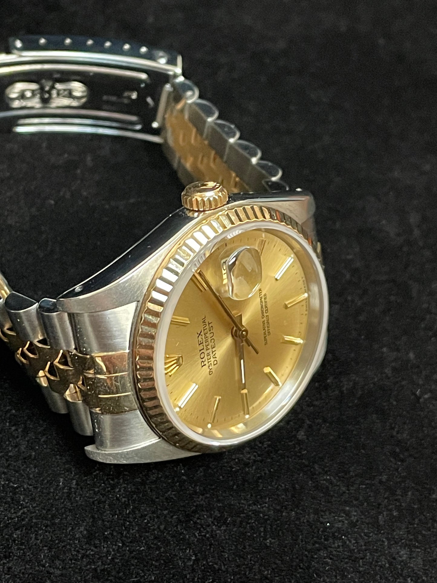 1988 Rolex Datejust 16233 Champagne Dial TT 18kt Jubilee No Papers 36mm