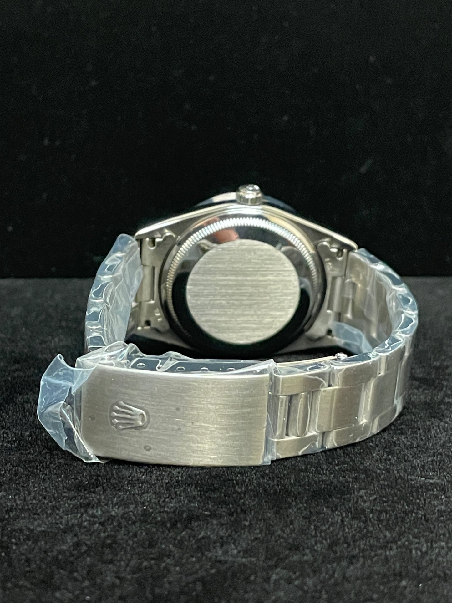 1995 Rolex Air-King 14010 Silver Dial Engine Turned SS Oyster No Papers 34mm