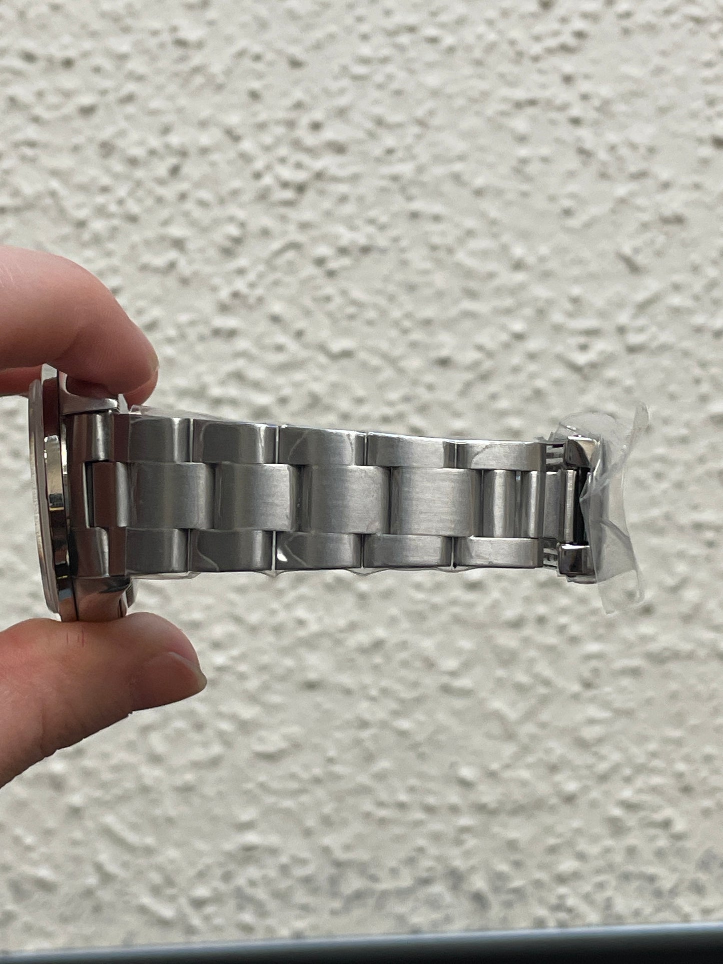 1995 Rolex Air-King 14010 Silver Dial Engine Turned SS Oyster No Papers 34mm