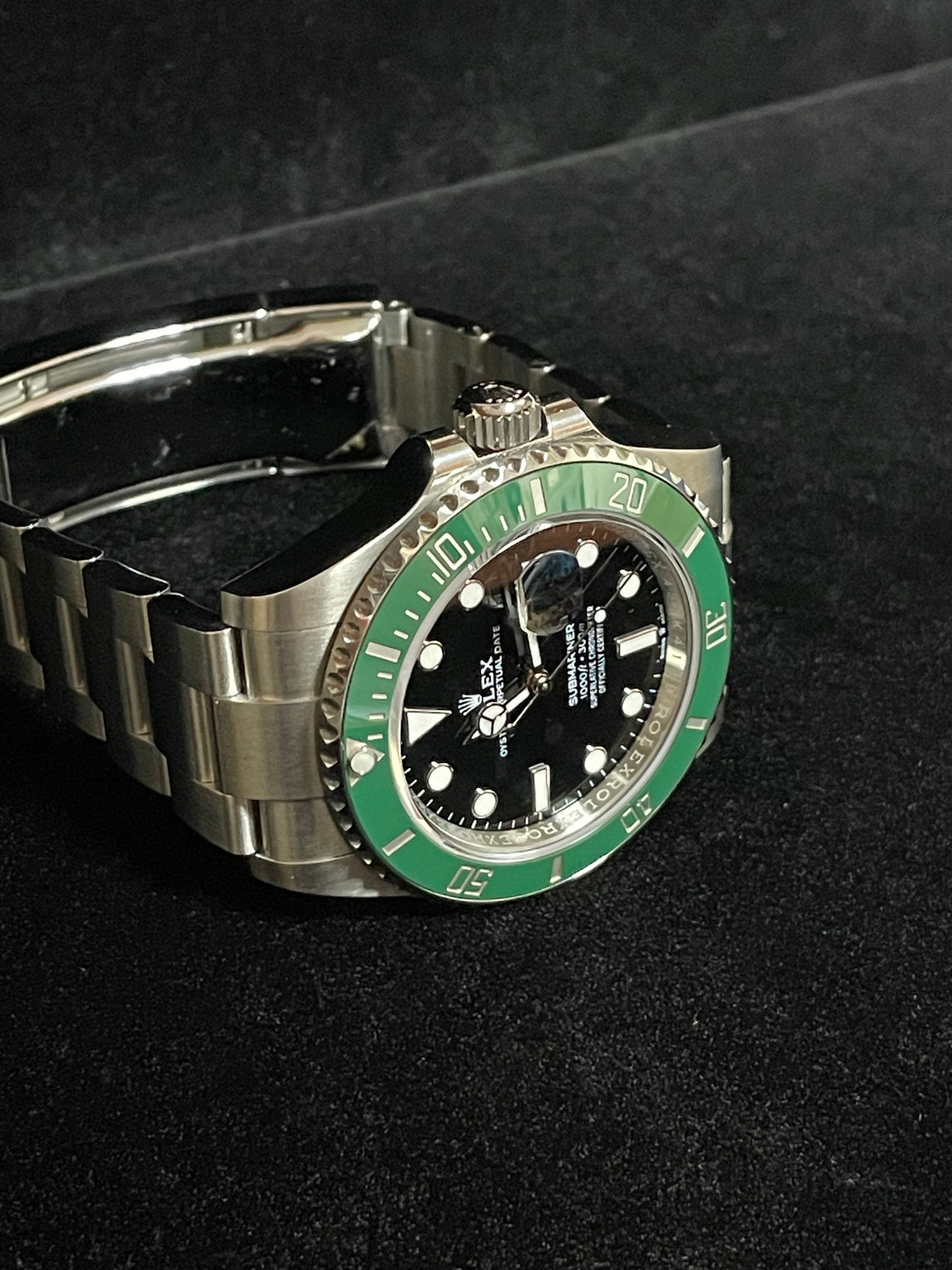 2022 Rolex Starbucks Submariner 126610LV Black Dial SS Oyster With Papers 41mm