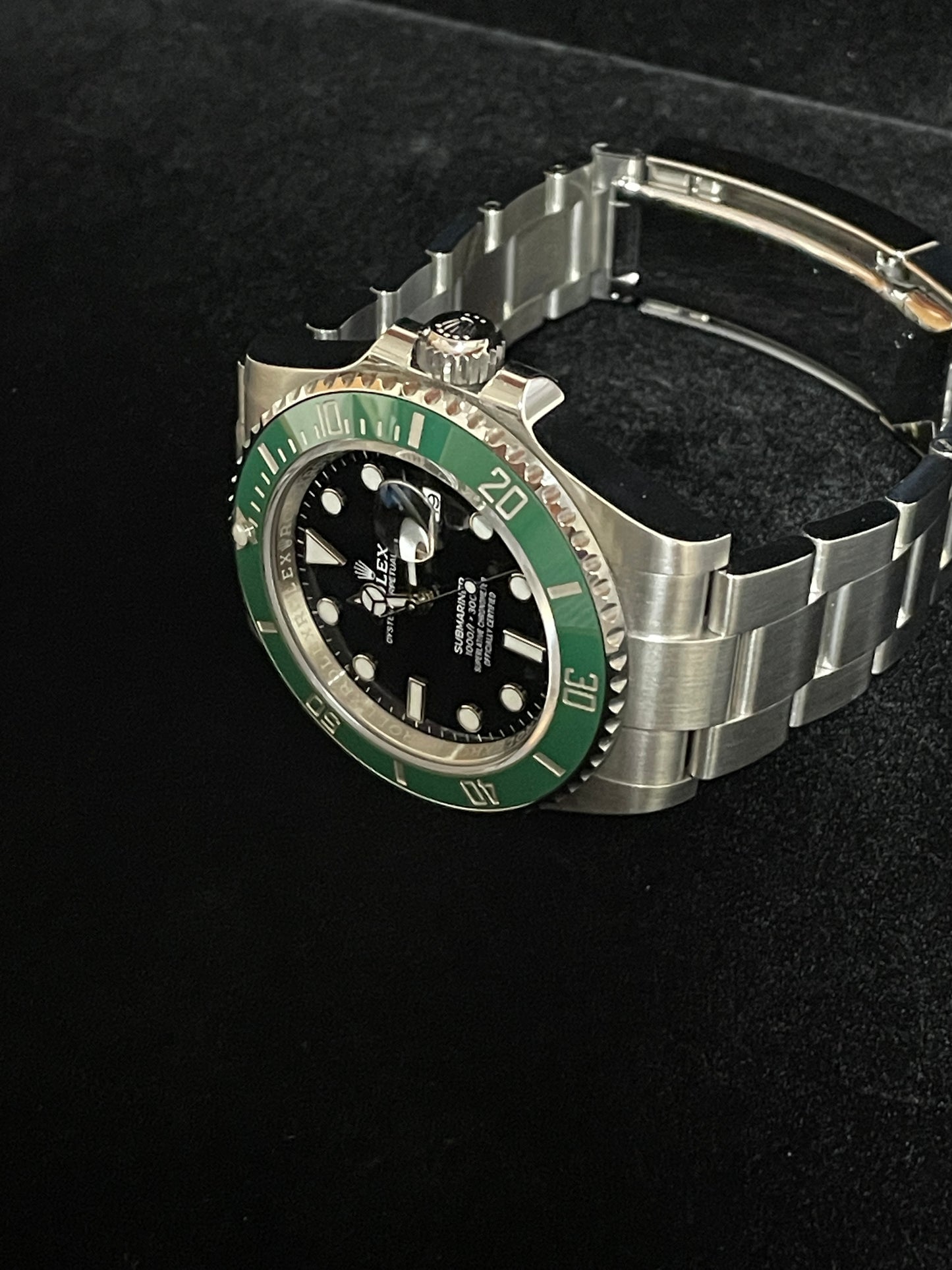 2022 Rolex Starbucks Submariner 126610LV Black Dial SS Oyster With Papers 41mm