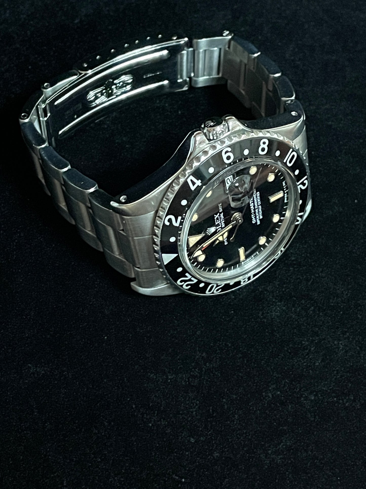 1982 Rolex GMT-Master 16750 Black Dial SS Oyster No Papers 40mm