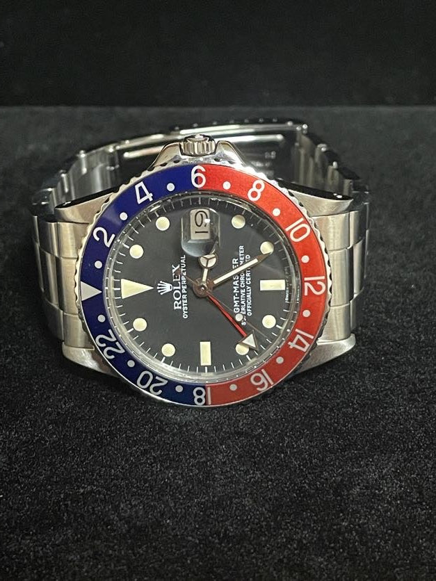 1966 Rolex Pepsi GMT-Master 1675 Black Dial SS Oyster No Papers 40mm