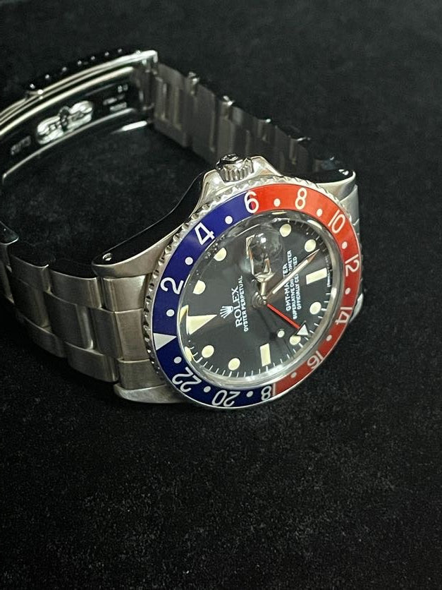 1966 Rolex Pepsi GMT-Master 1675 Black Dial SS Oyster No Papers 40mm